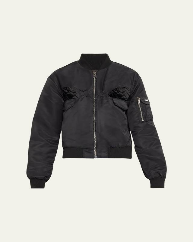 Cuout Twisted Bomber Jacket