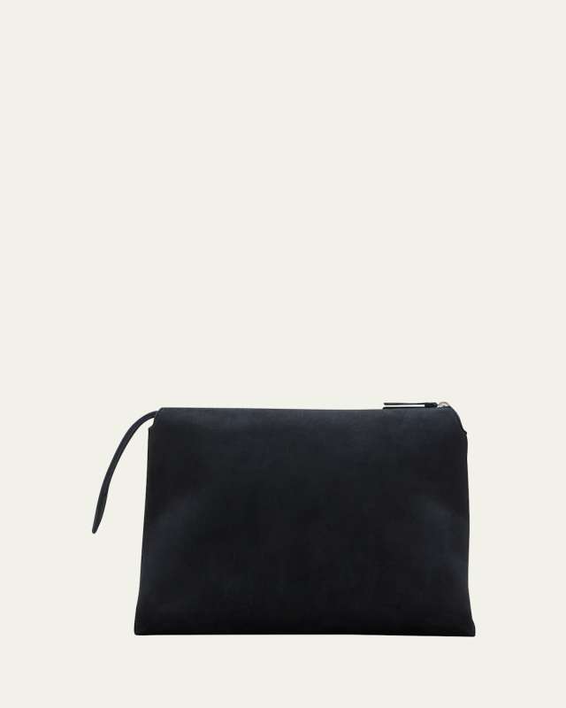 Nu Twin Crossbody Bag in Suede