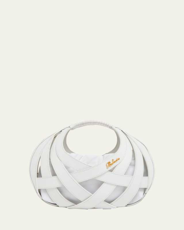 Round Basket Top-Handle Bag