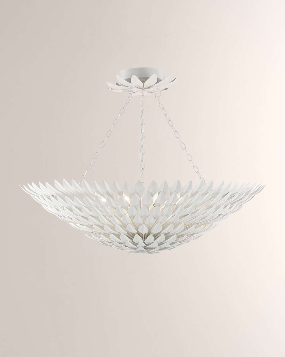 Broche 8-Light Matte White Ceiling Mount