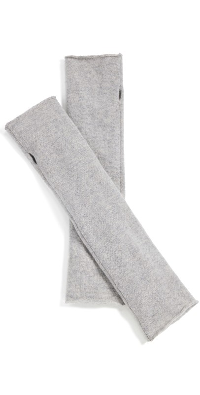 LISA YANG Aspen Cashmere Arm Warmers Dove Grey