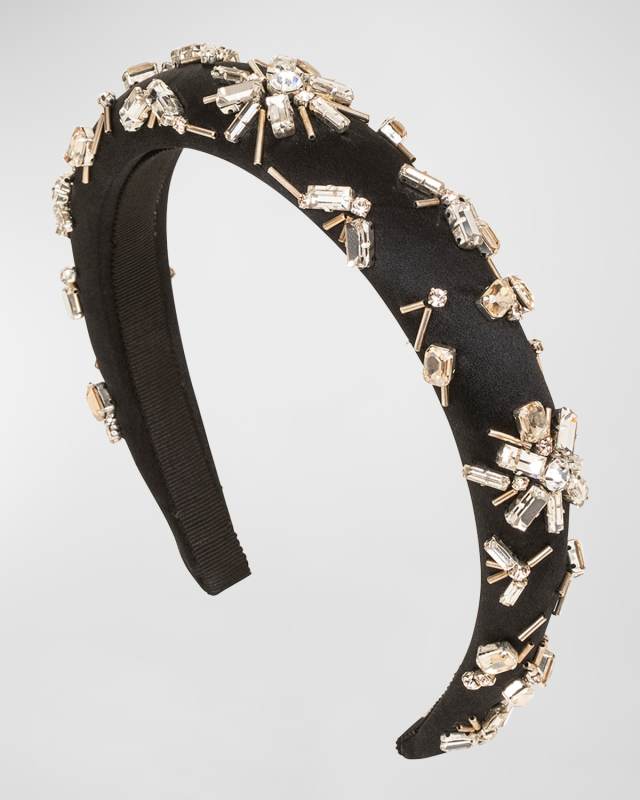 Brixley Embellished Velvet Headband