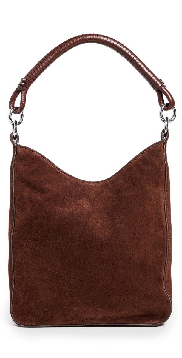 STAUD Mel Shoulder Bag Mahogany