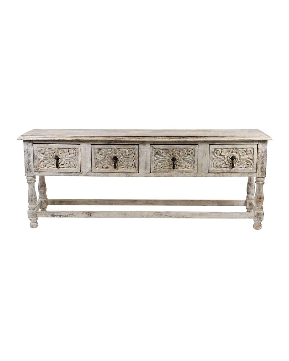 Carmen Carved Drawer Console