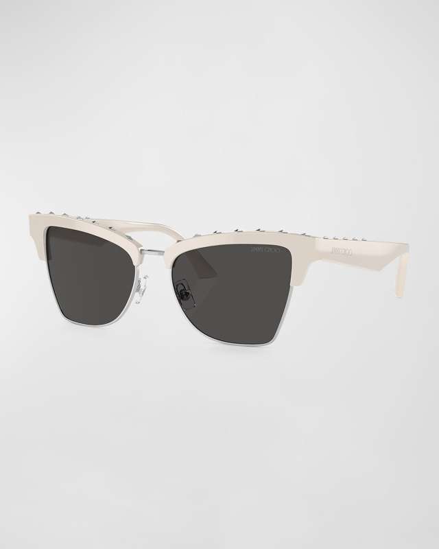 Embellished Butterfly Acetate Sunglasses