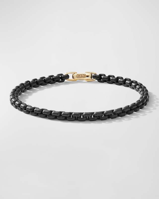 DY Bel Aire Chain Bracelet with 14K Gold, 4mm