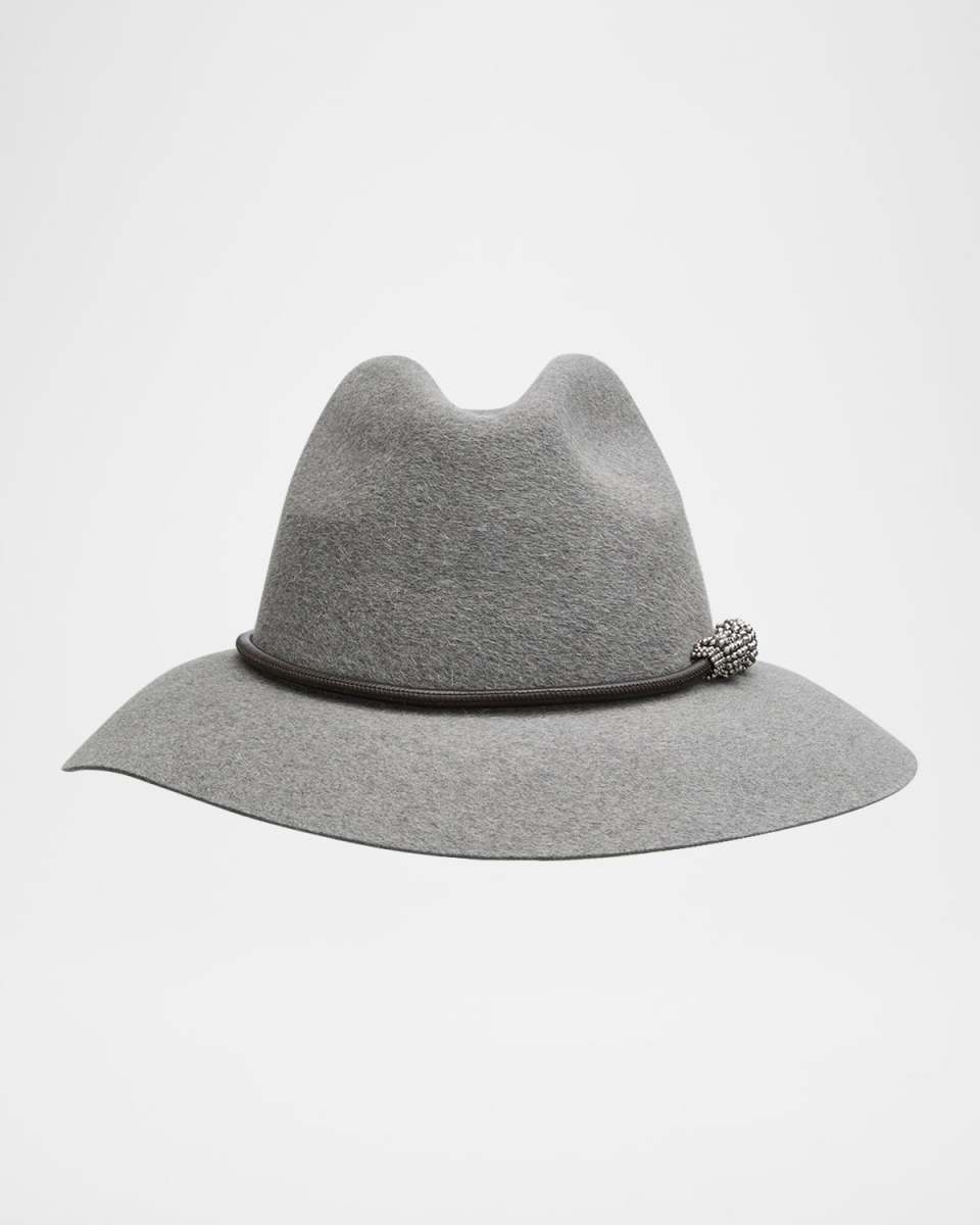 Felt Hat With Monili Band