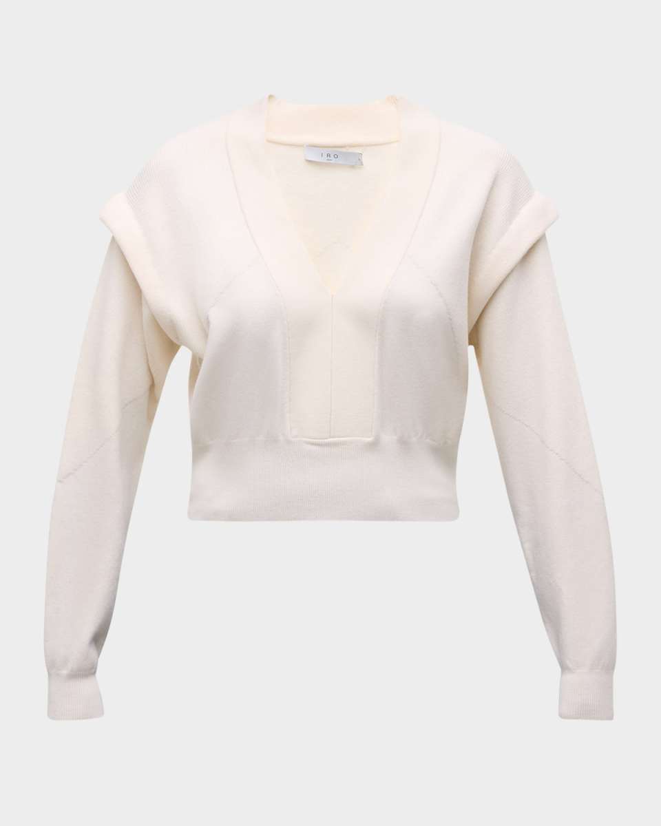 Azura V-Neck Merino Wool Sweat