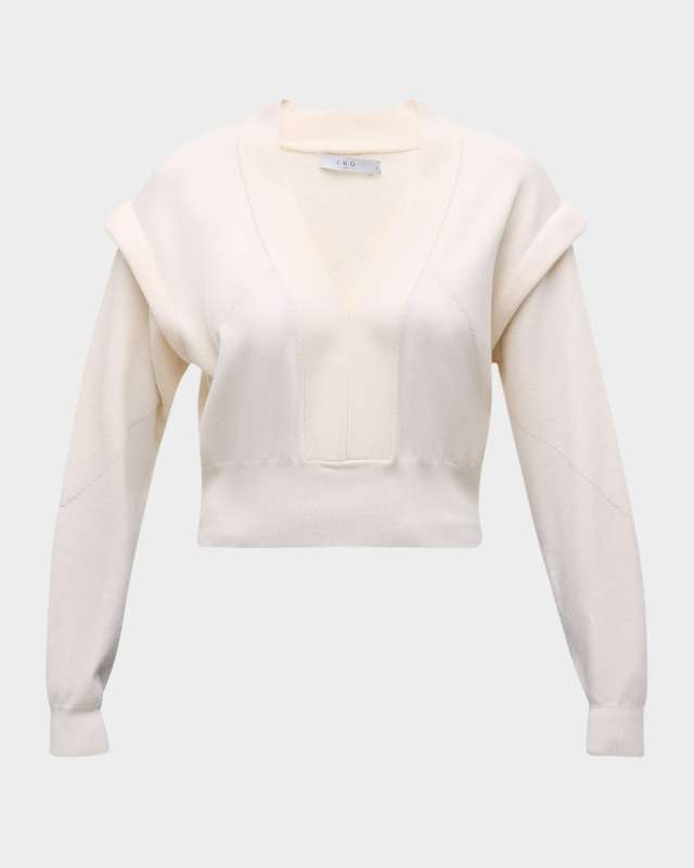 Azura V-Neck Merino Wool Sweat