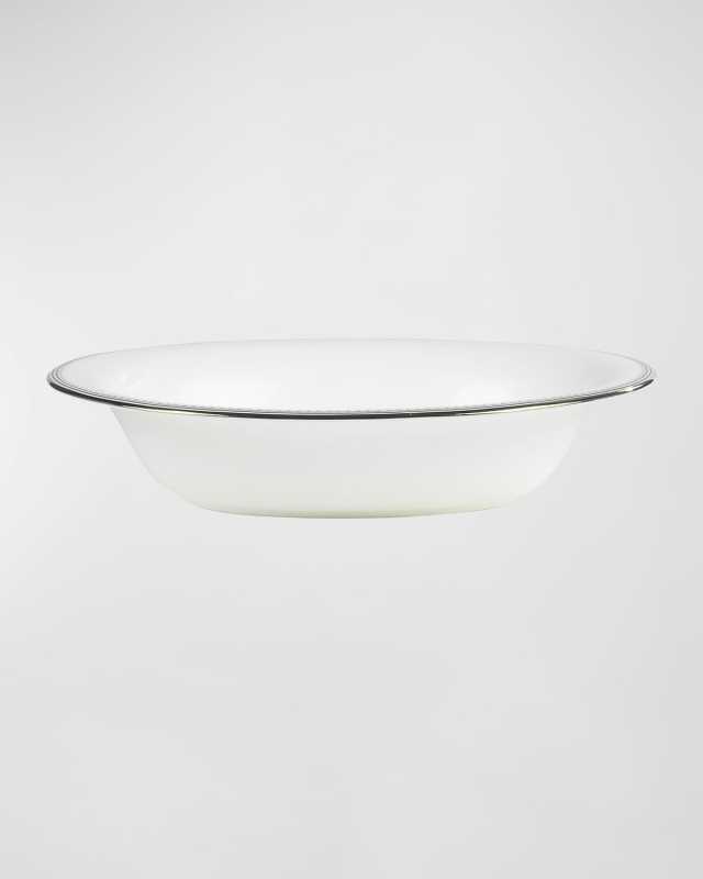 Grosgrain Open Vegetable Bowl Oval 9.75"