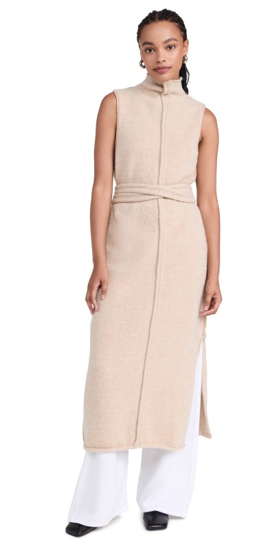Proenza Schouler White Label Zola Knit Dress In Wool Birch
