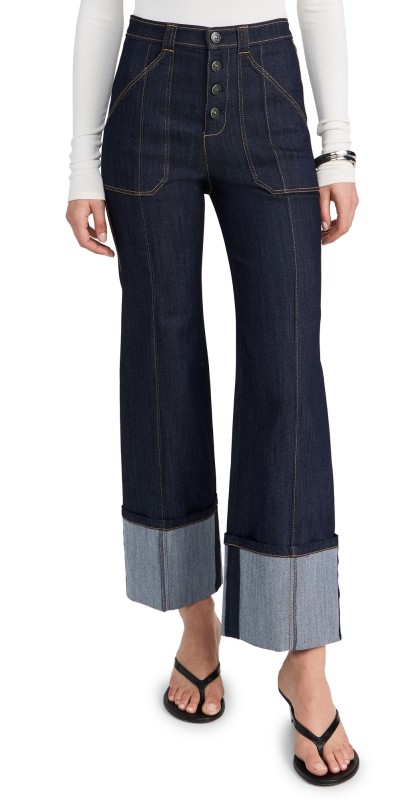 Cinq à Sept Cuffed Benji Pants Indigo