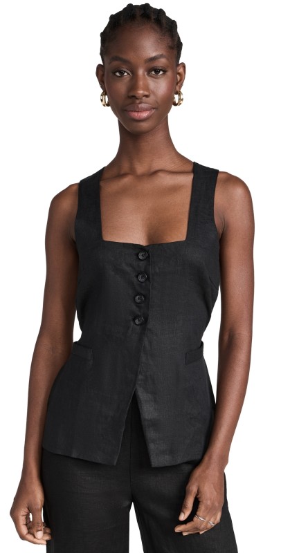 FAITHFULL THE BRAND Maya Vest Black