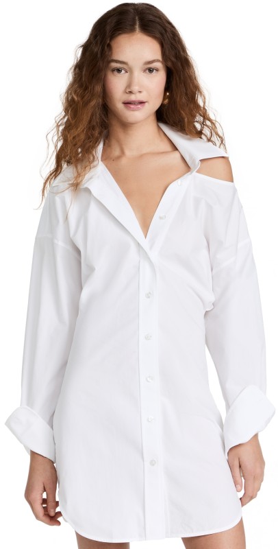 alexanderwang. t Shirt Dress Bright White