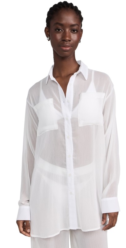 JADE Swim Mika Top White