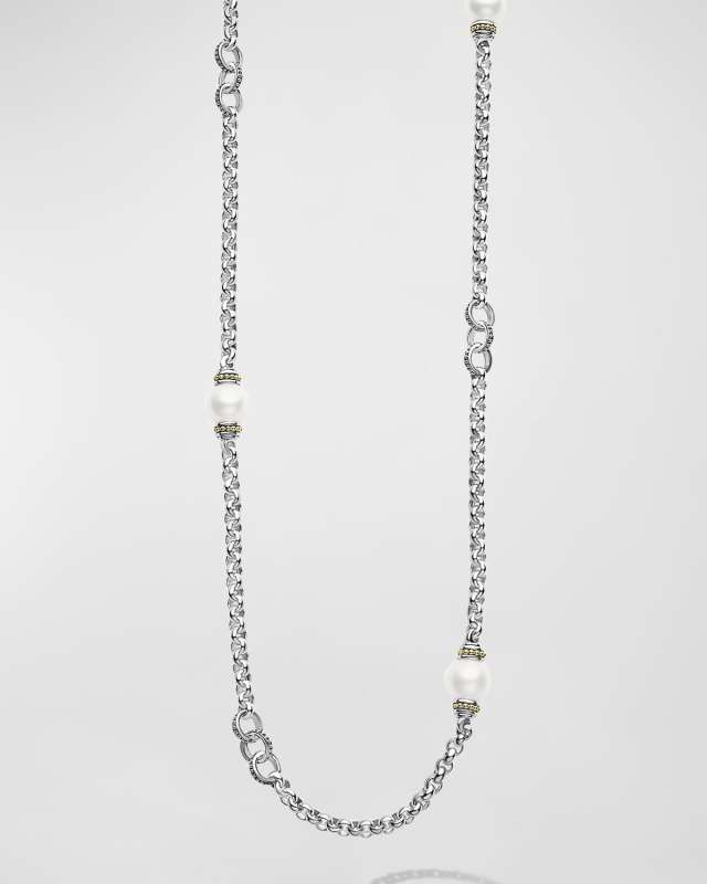 10mm Pearl Signature Caviar Necklace