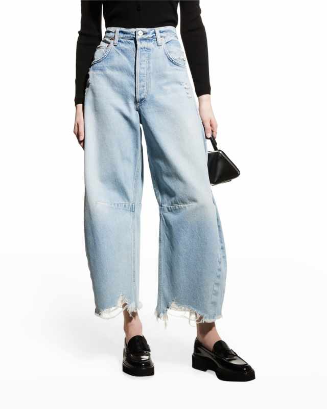 Horseshoe Frayed Jeans