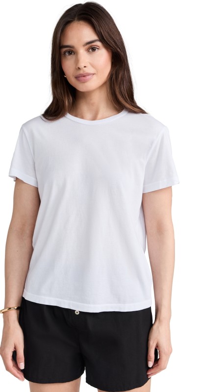 DONNI. The Jersey Relaxed Tee Powder