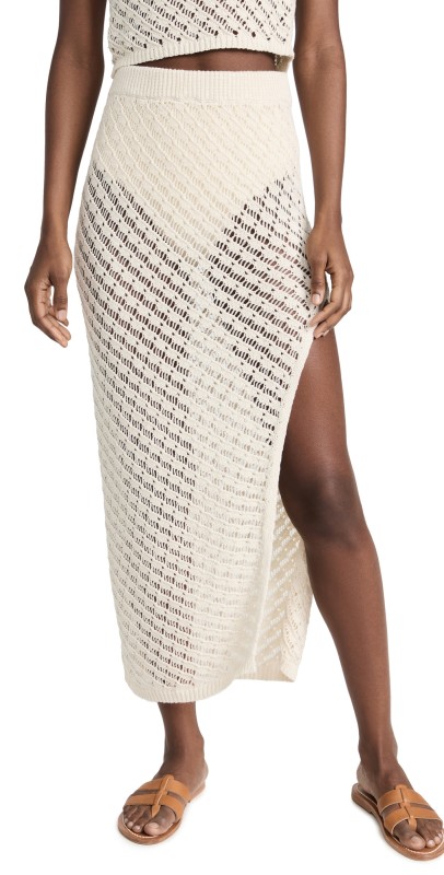LSPACE Gold Dust Skirt Cream