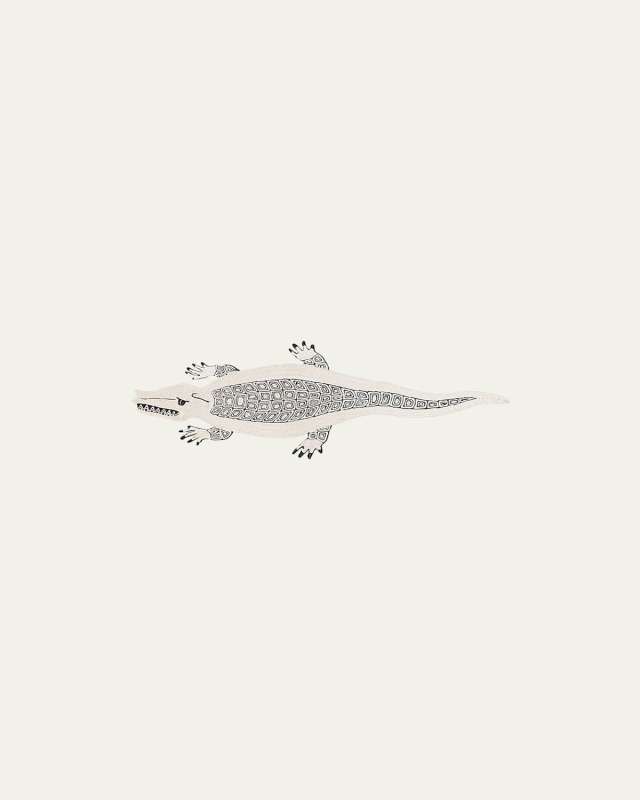 Caiman Rug, 3' x 9'