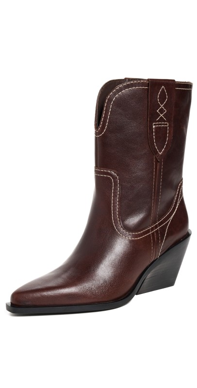 Free People Pitchfork Western Boots Fudgeslice