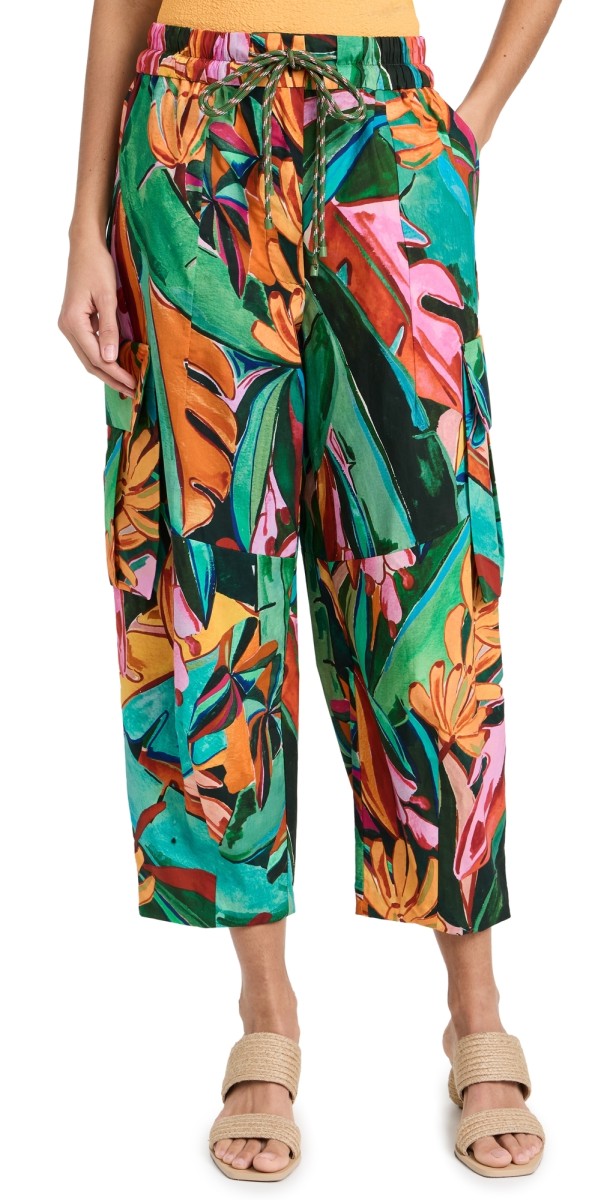 FARM Rio Banana Foliageulticolor Pants BANANA FOLIAGEULTICOLOR