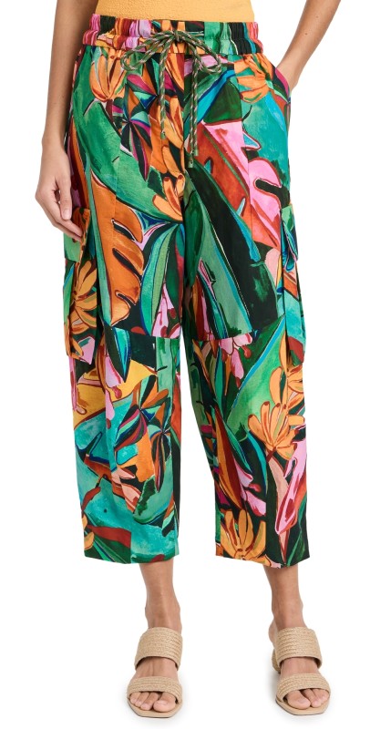 FARM Rio Banana Foliageulticolor Pants BANANA FOLIAGEULTICOLOR