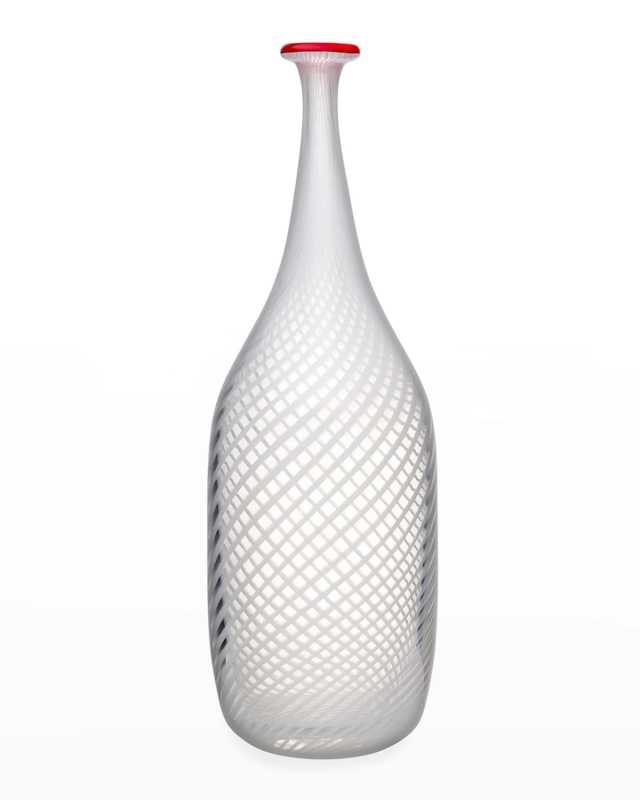 Red Rim White Bottle