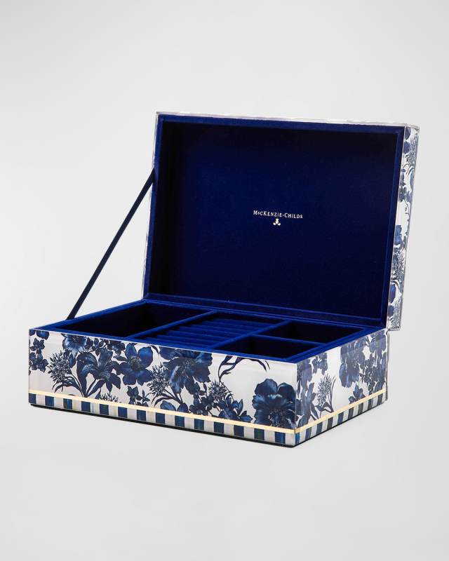 English Garden Jewelry Box Grey