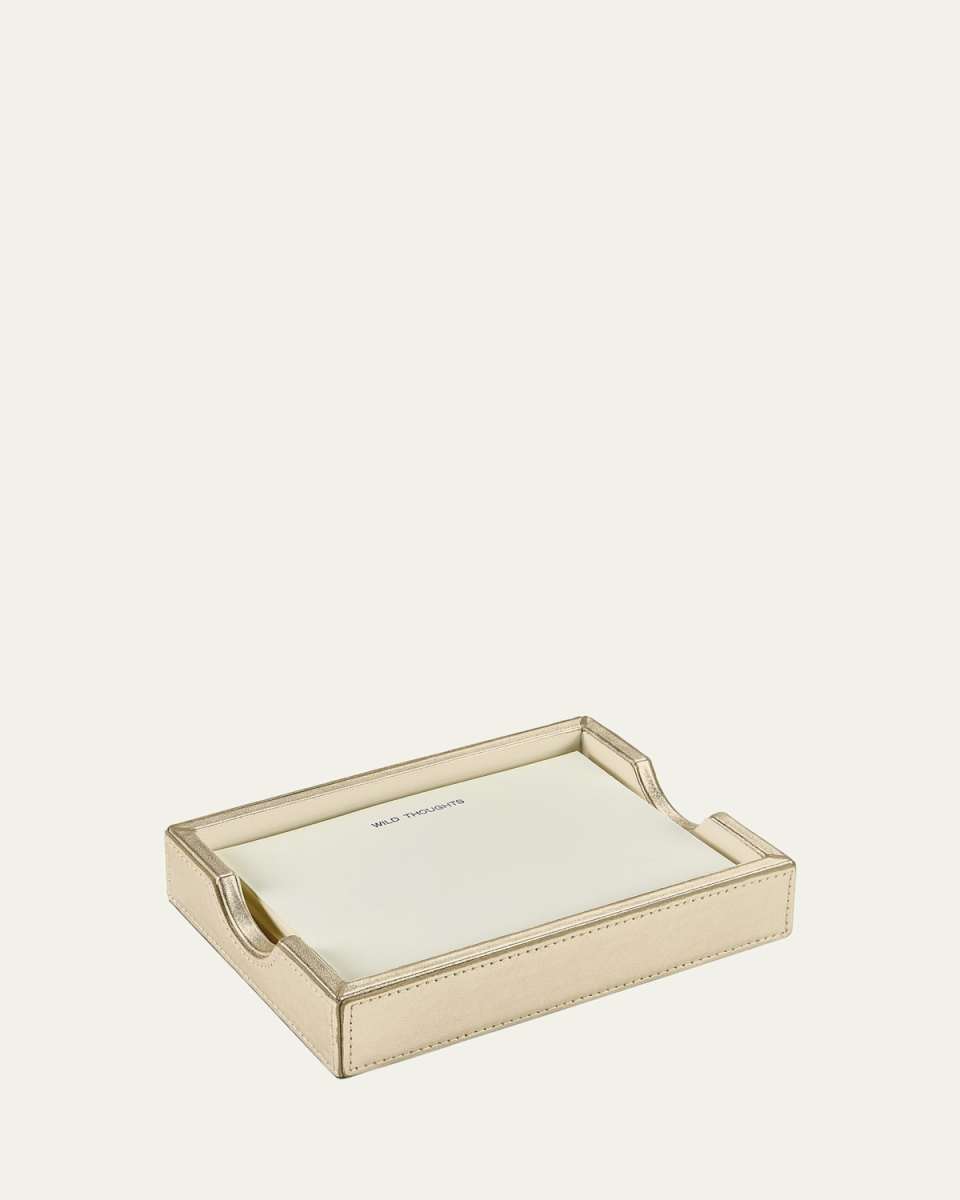 Memo Tray & "Wild Thoughts" Notecards Set, 100 Cards