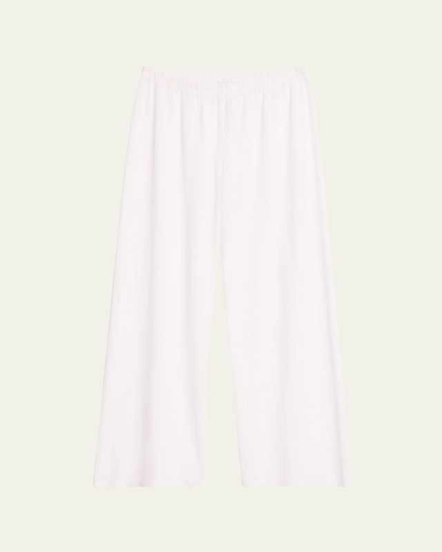 Soleil Tuscany Pointelle-Knit Lounge Pants