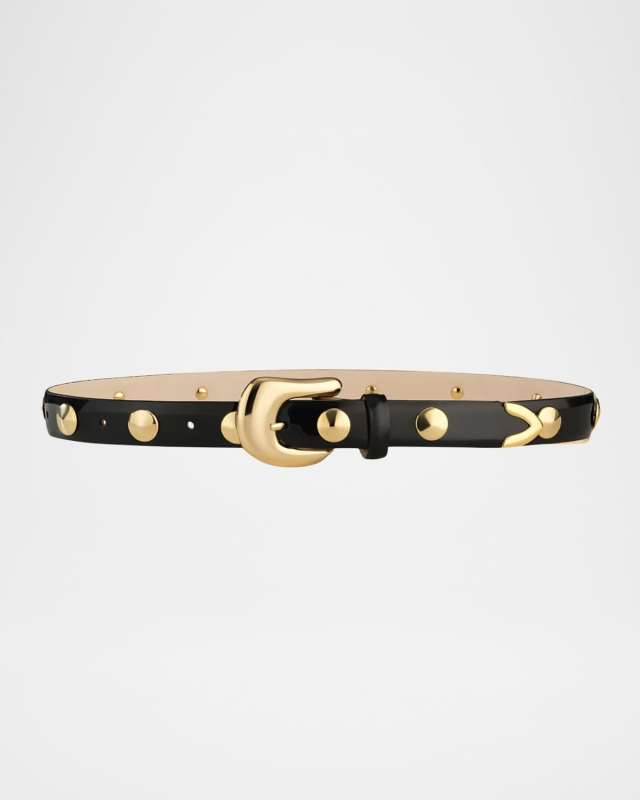 Leather Studded Belt