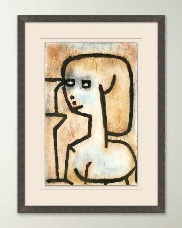 "Girl in Mourning" Framed Giclee