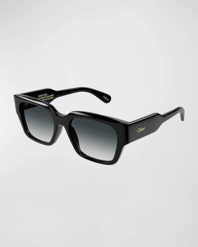 Acetate Rectangle Sunglasses