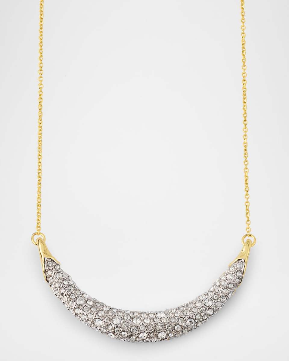 Solanales Crystal Crescent Necklace
