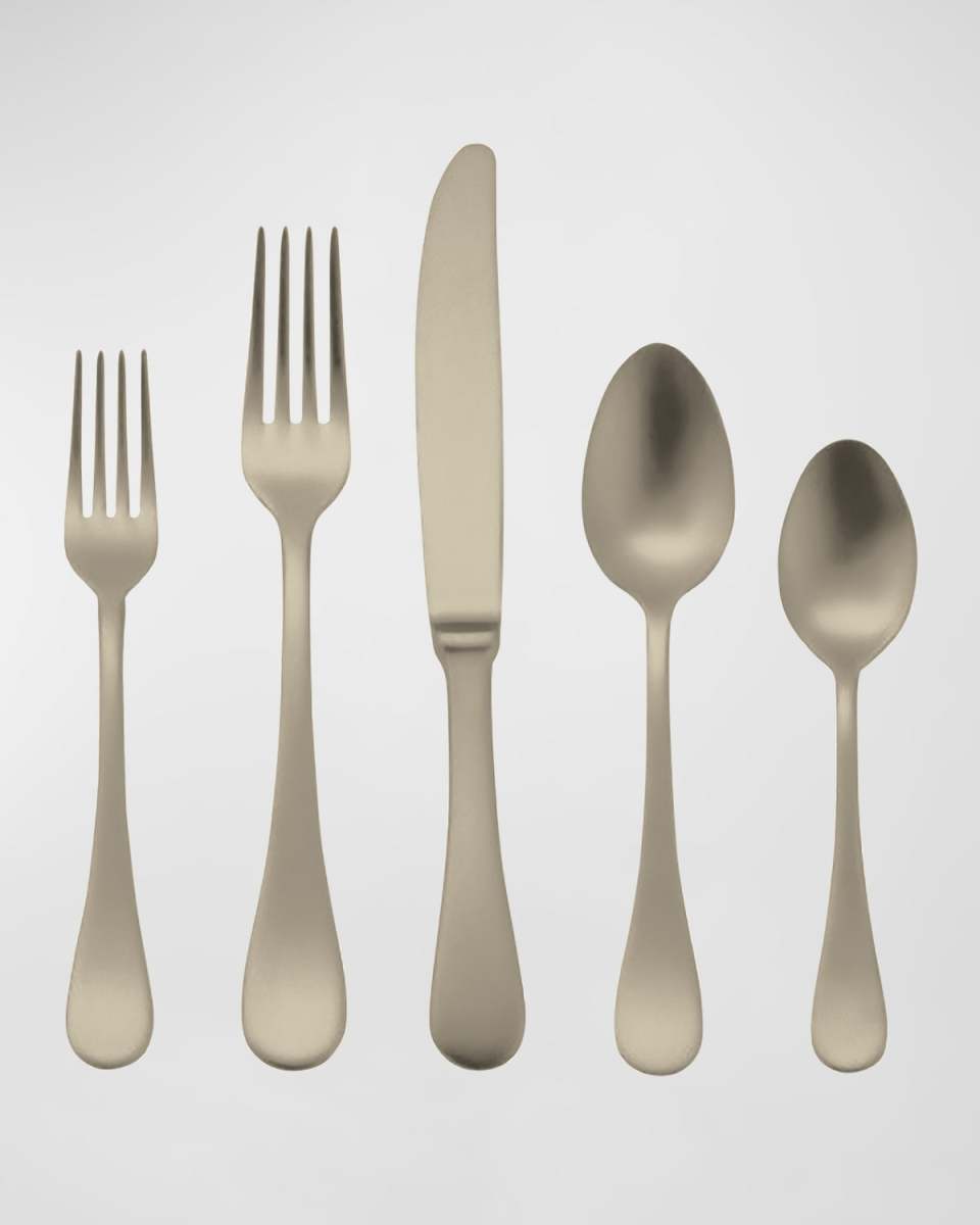 Brescia Ice Champagne 20-Piece Flatware Set