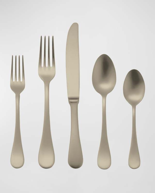 Brescia Ice Champagne 20-Piece Flatware Set