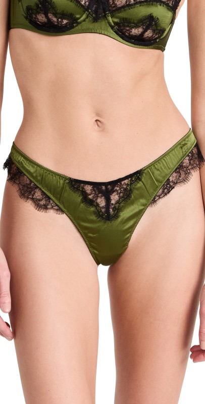 Kiki De Montparnasseace Inset Thong Verte