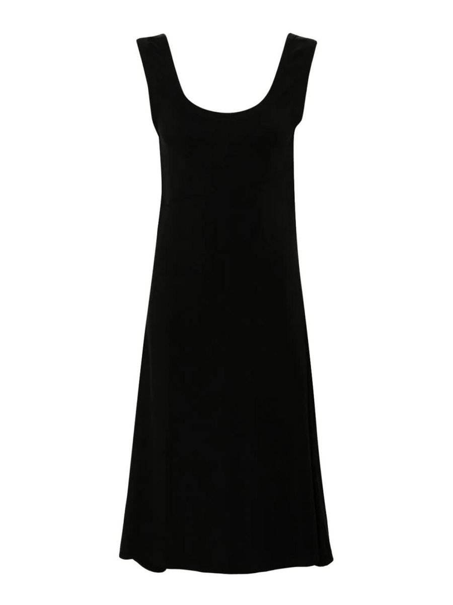 Jil Sander Robe Au Genou - Noir