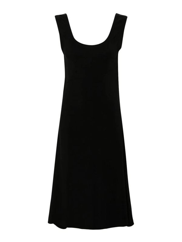Jil Sander Robe Au Genou - Noir