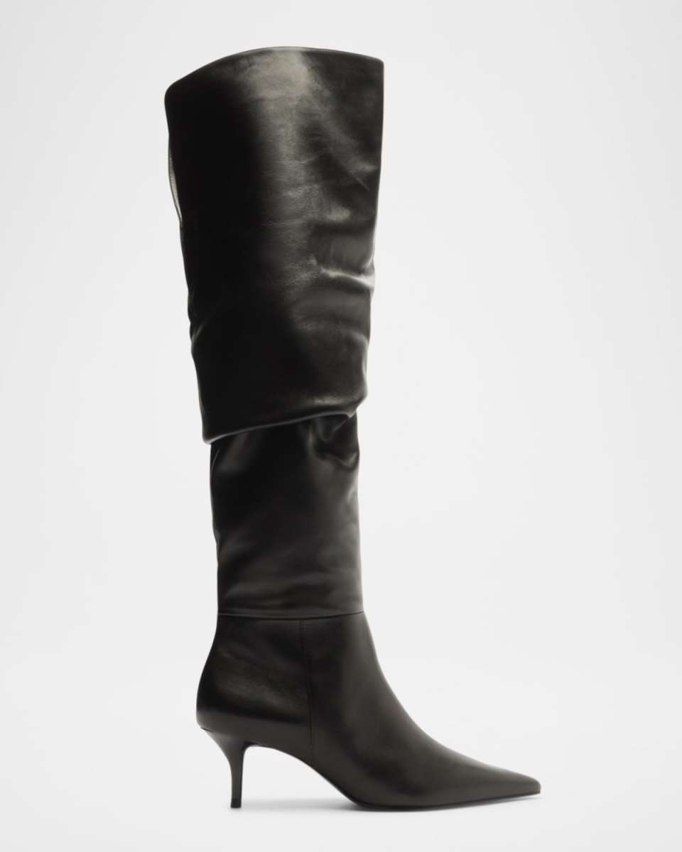 Ashlee Over-The-Knee Ruched Boots