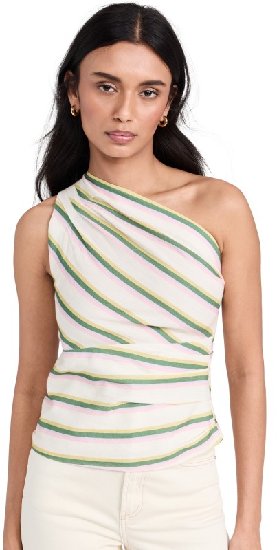 Chufy Okra Top Eden Cream Stripes