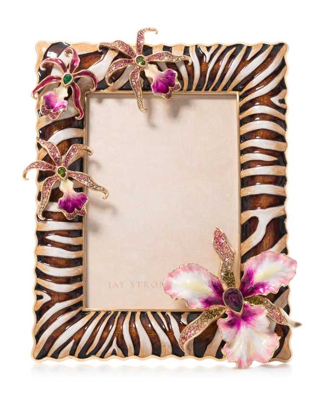 Zebra Orchid Frame, 5" x 7"