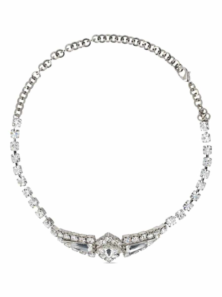 crystal-embellished choker necklace