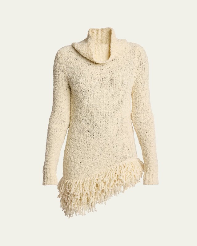 Meloe Fringe Knit Mini Dress