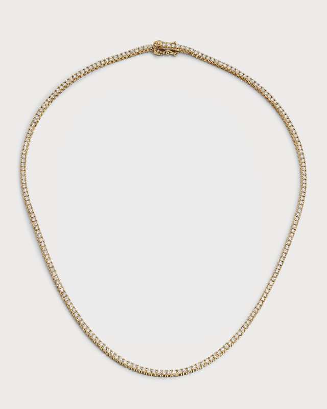 Diamond Tennis Necklace, 4.7tcw