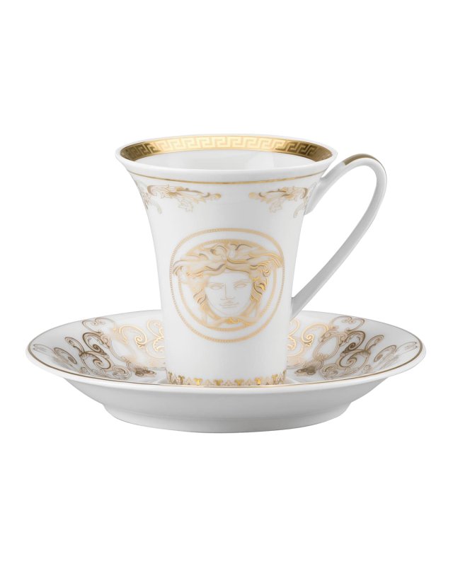 Medusa Gala Gold A. D. Cup & Saucer