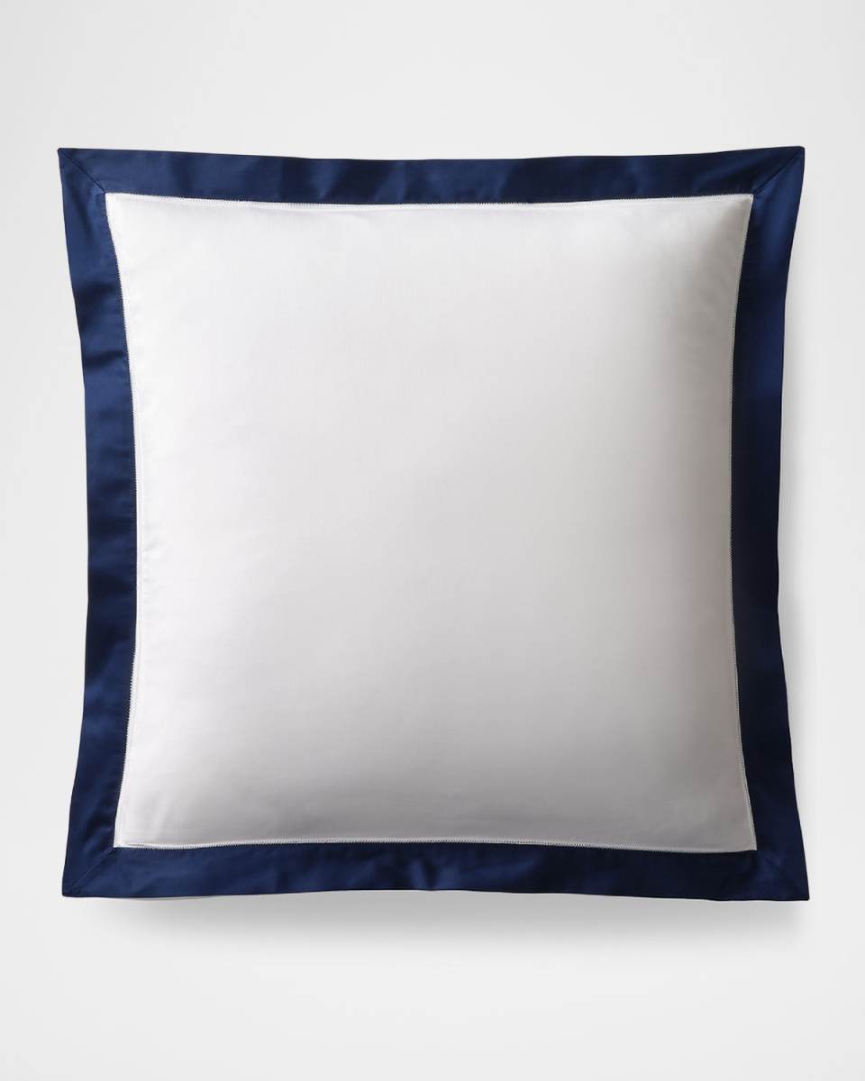 Organic Sateen Border Pillow