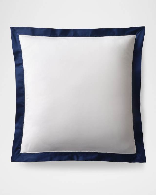 Organic Sateen Border Pillow