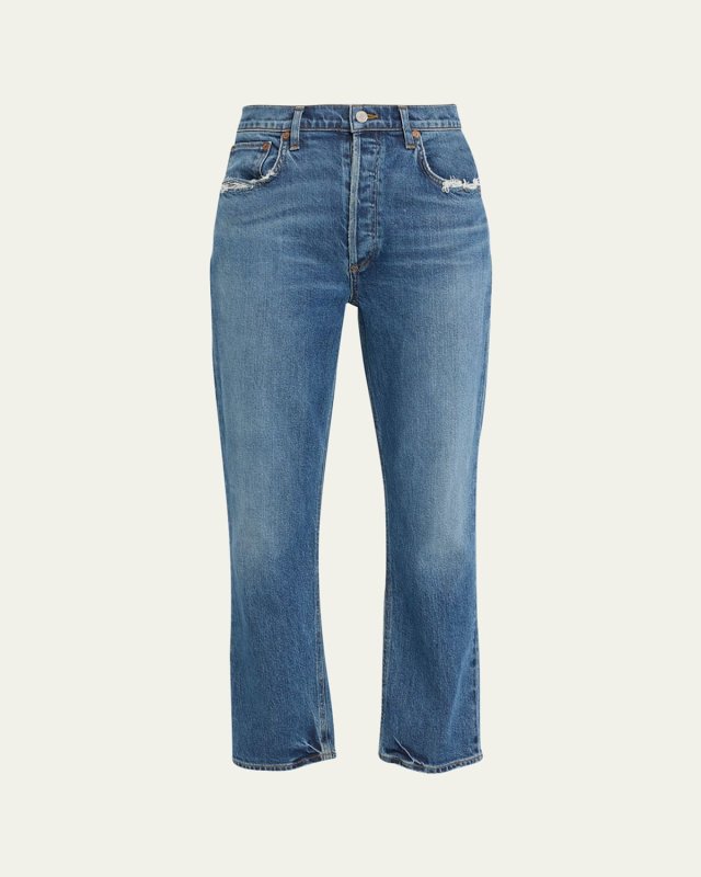 Riley Long Straight-Leg Jeans